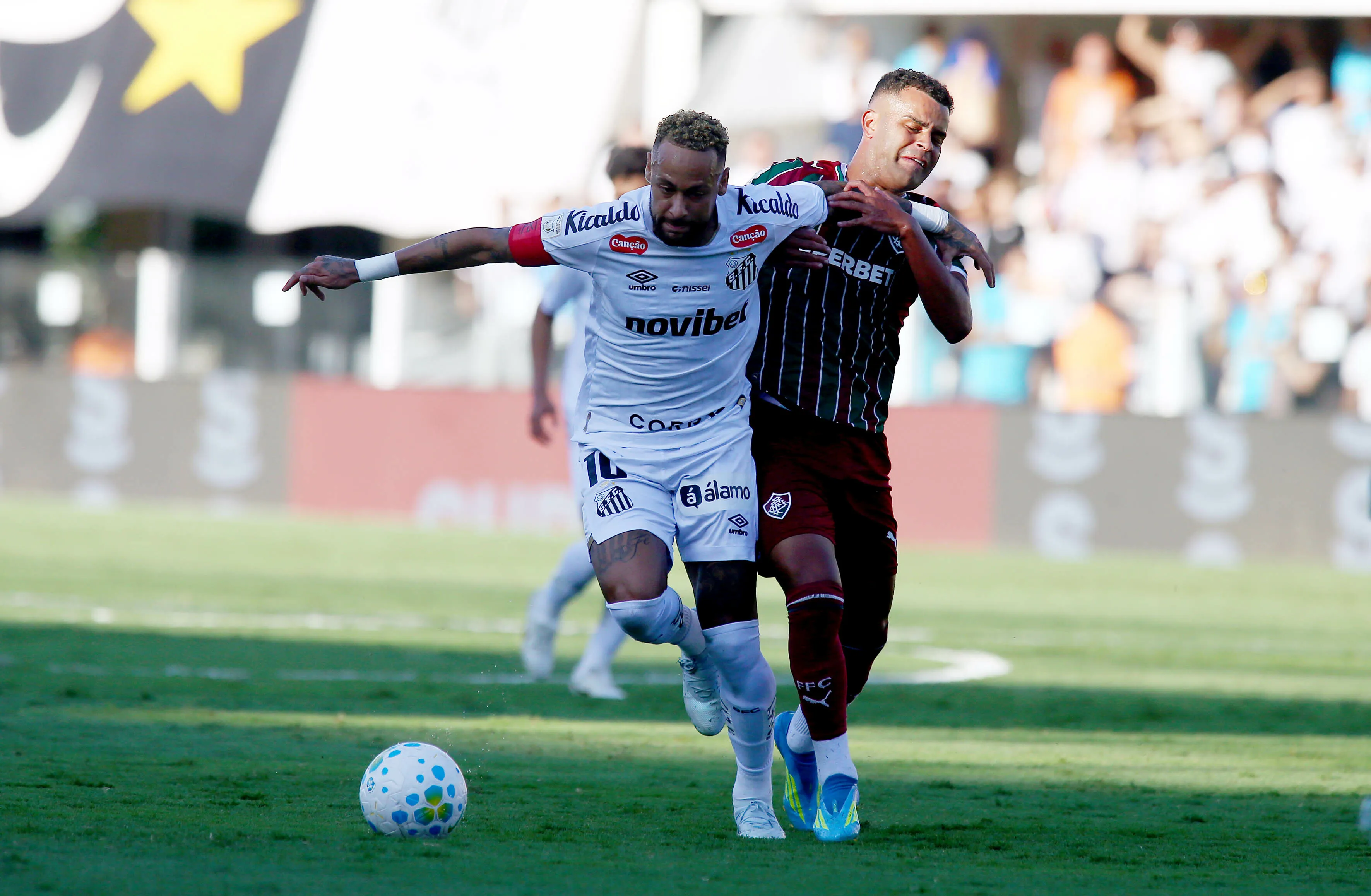 Santos x Fluminense. Foto: Mauricio De Souza/AGIF