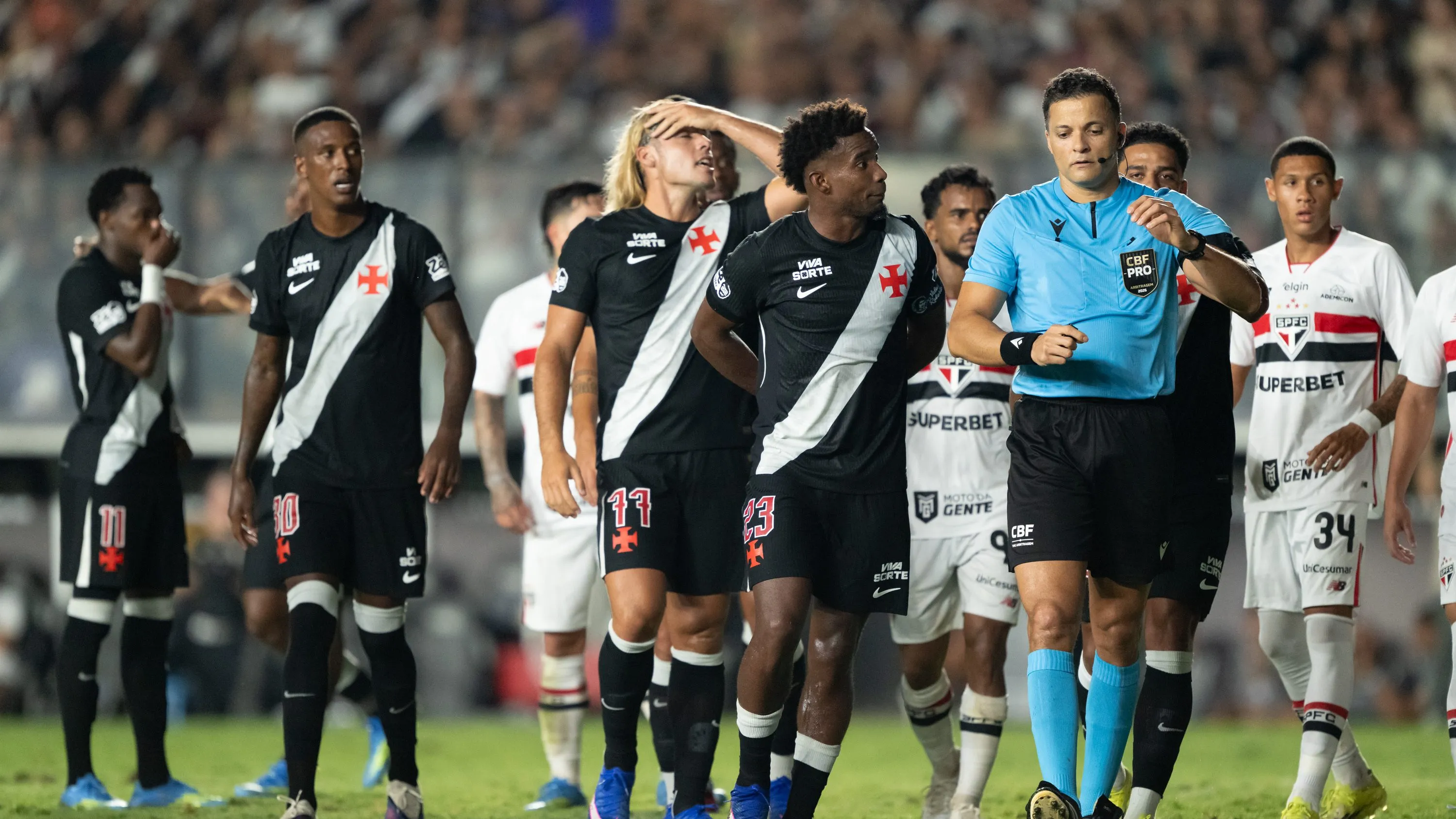 Vasco x São Paulo. Foto: Jorge Rodrigues/AGIF