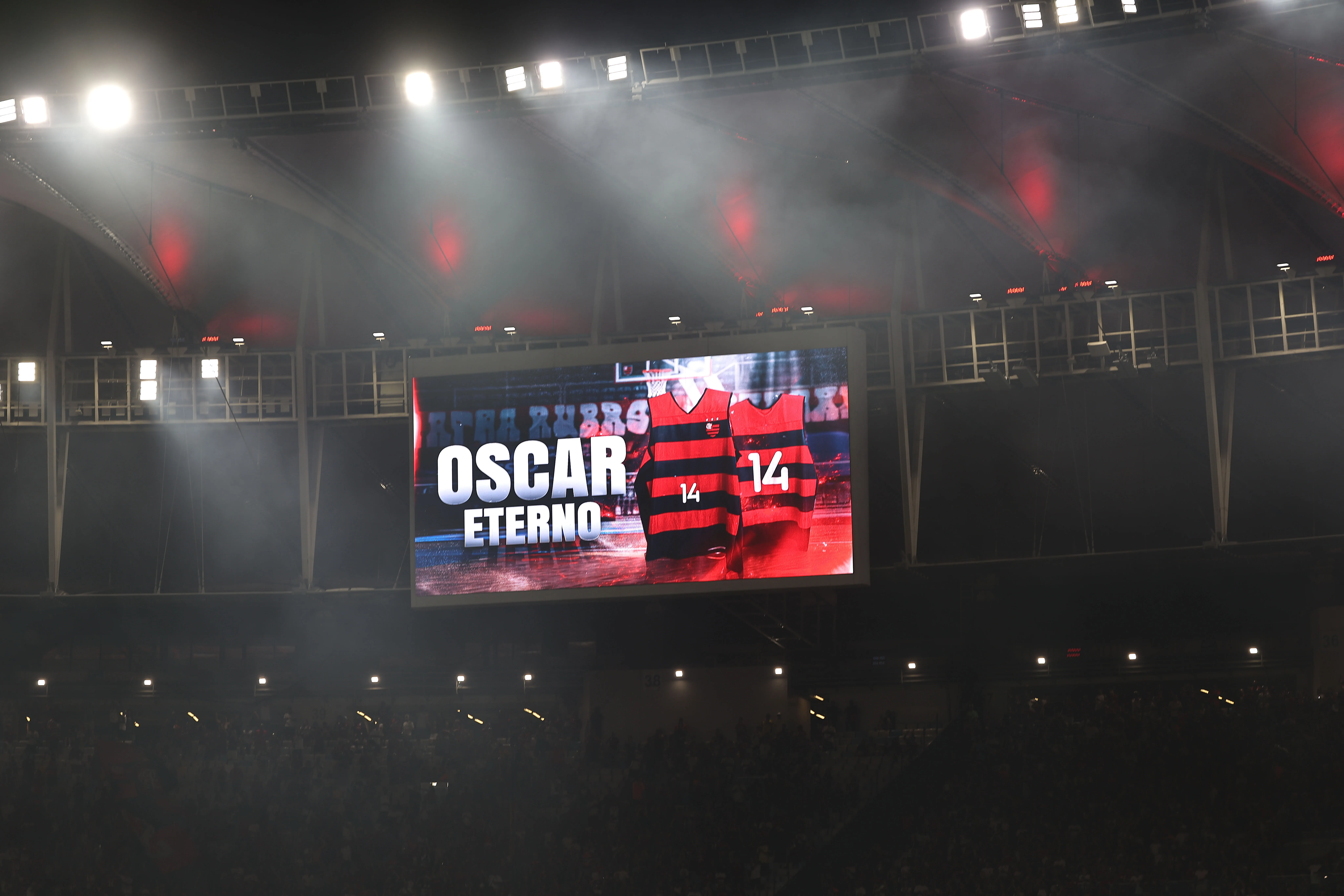 A homenagem a Oscar Schmidt. Photo by Wagner Meier/Getty Images