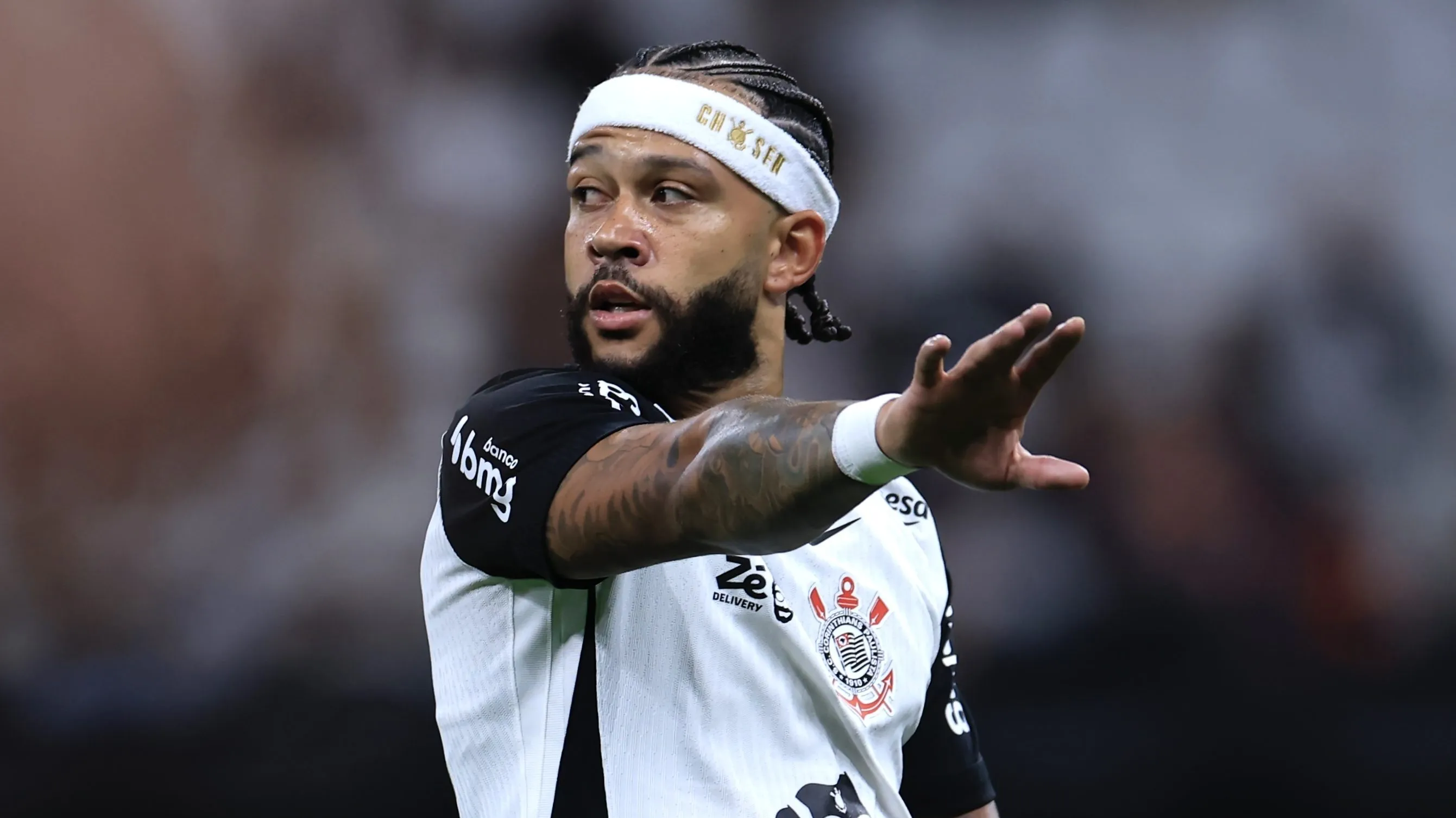 Memphis pode facilitar as coisas para ficar no Timão –  Foto: Marcello Zambrana/AGIF