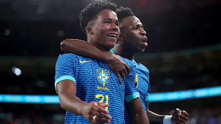 Endrick busca vaga na Copa do Mundo. Foto: Catherine Ivill