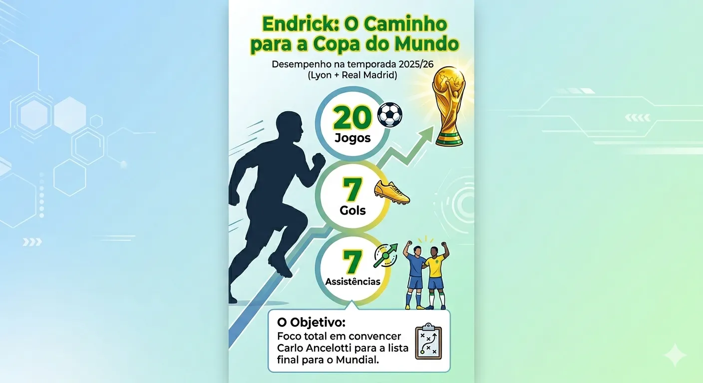 Infográfico Endrick