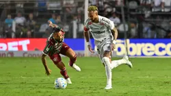Neymar jogador do Santos durante partida contra o Fluminense no estadio Vila Belmiro pelo campeonato Brasileiro A 2026. Foto: Jota Erre/AGIF