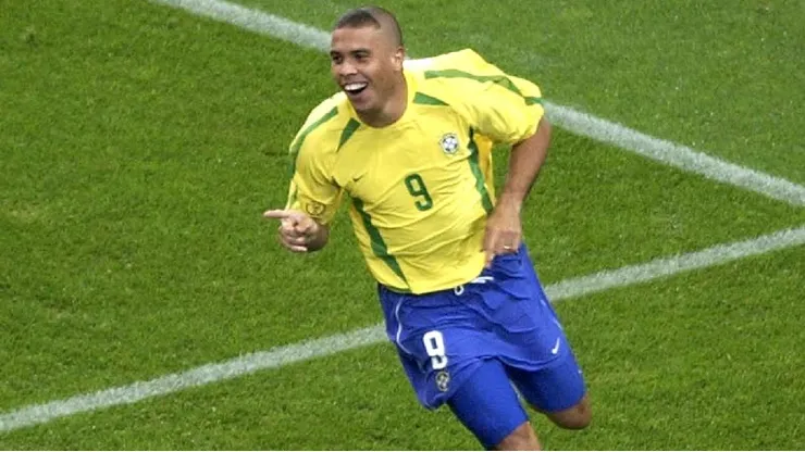 Ronaldo foi o principal nome do Brasil na conquista do pentacampeonato em 2002 (Photo by Tim De Waele/Getty Images)