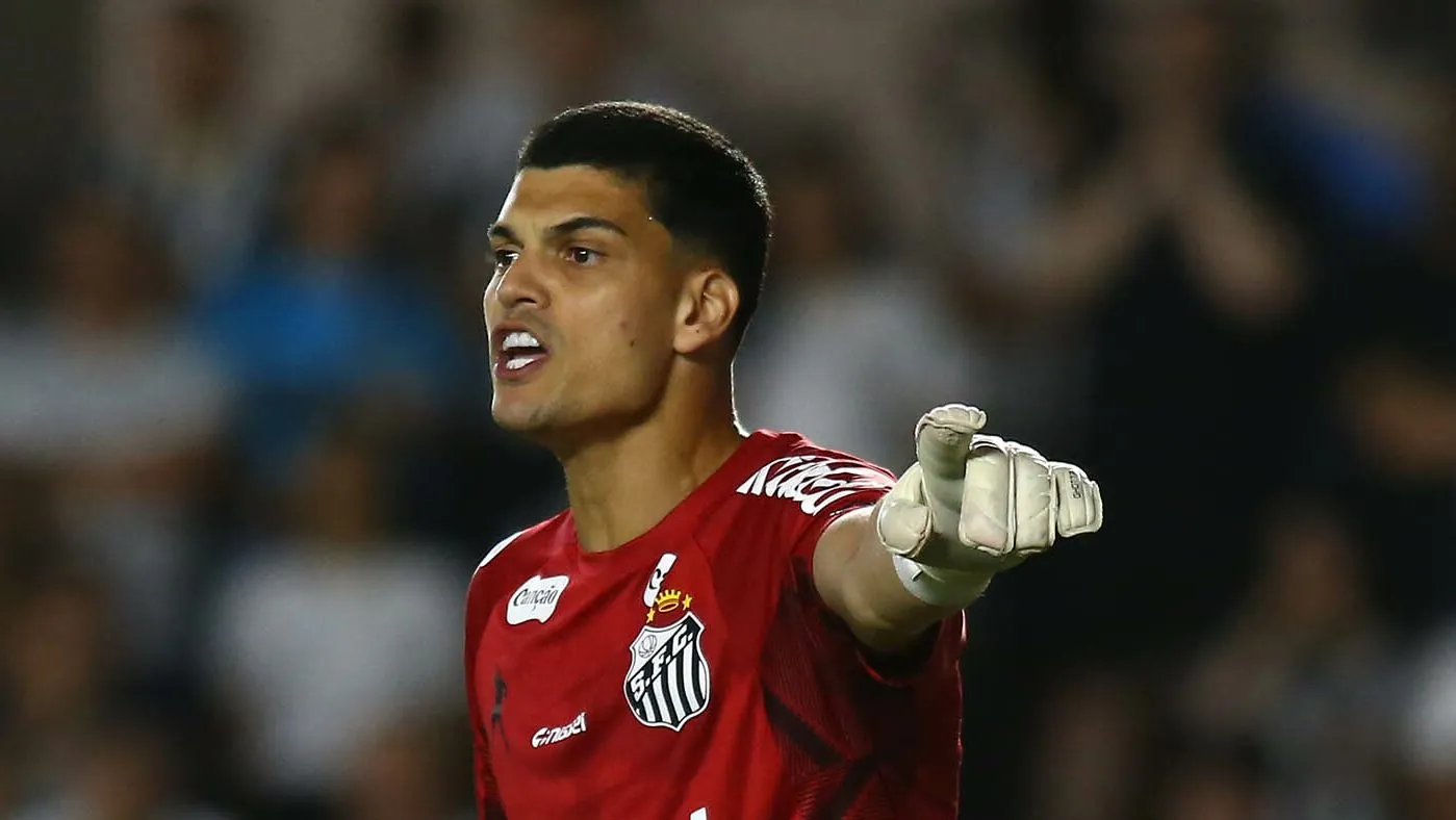 Gabriel Brazão, goleiro do Santos
