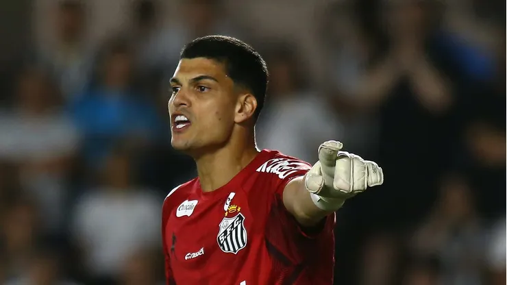 Gabriel Brazão, goleiro do Santos - Foto: Mauricio De Souza/AGIF