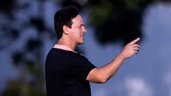 Fernando Diniz em treino no CT Joaquim Grava - Foto: Agência Corinthians - Rodrigo Coca