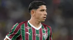 Savarino jogador do Fluminense durante partida contra o Flamengo no estadio Maracana pelo campeonato Brasileiro A 2026.