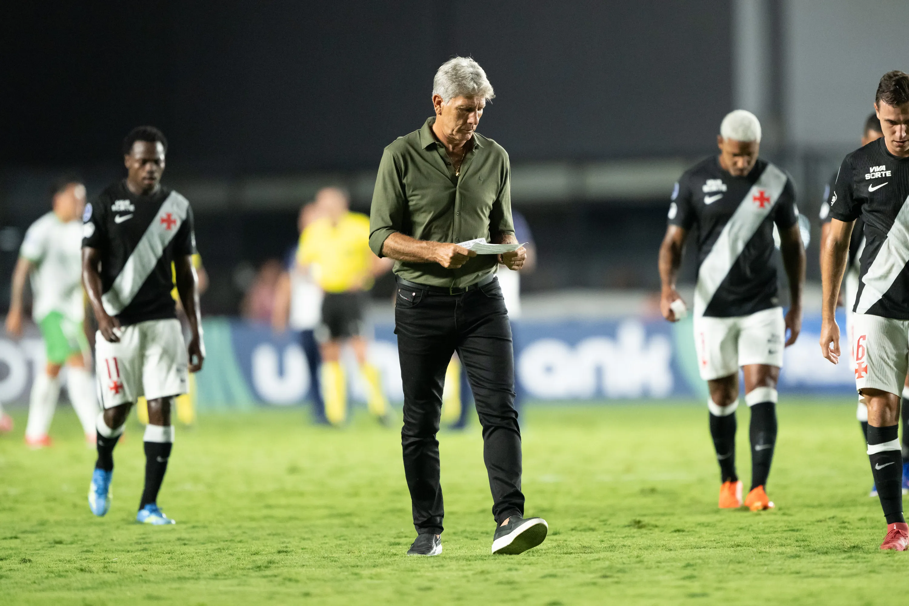 Renato Gaúcho no comando do Vasco. Foto: Jorge Rodrigues/AGIF