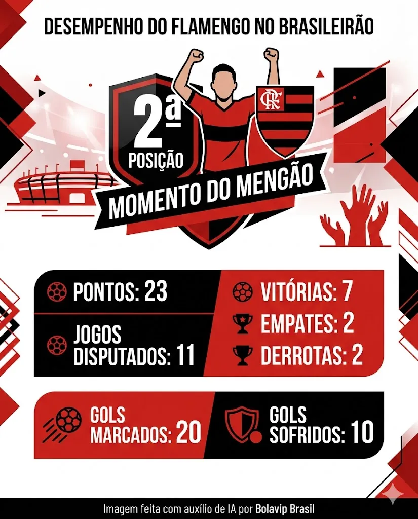 Infográfico - Foto: gerada com auxílio de IA pelo Bolavip Brasil.