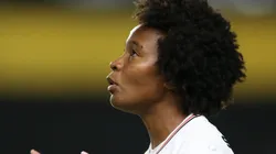 Robinha marca para o São Paulo. Foto: Marlon Costa/AGIF