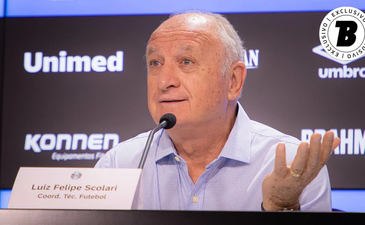 Felipão pede calma no Grêmio e reforça apoio da torcida antes de duelo contra o Confiança