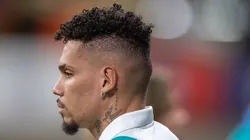 Paulinho jogador do Palmeiras durante partida contra o Bahia no estadio Arena Fonte Nova pelo campeonato Brasileiro A 2026. Foto: Jhony Pinho/AGIF