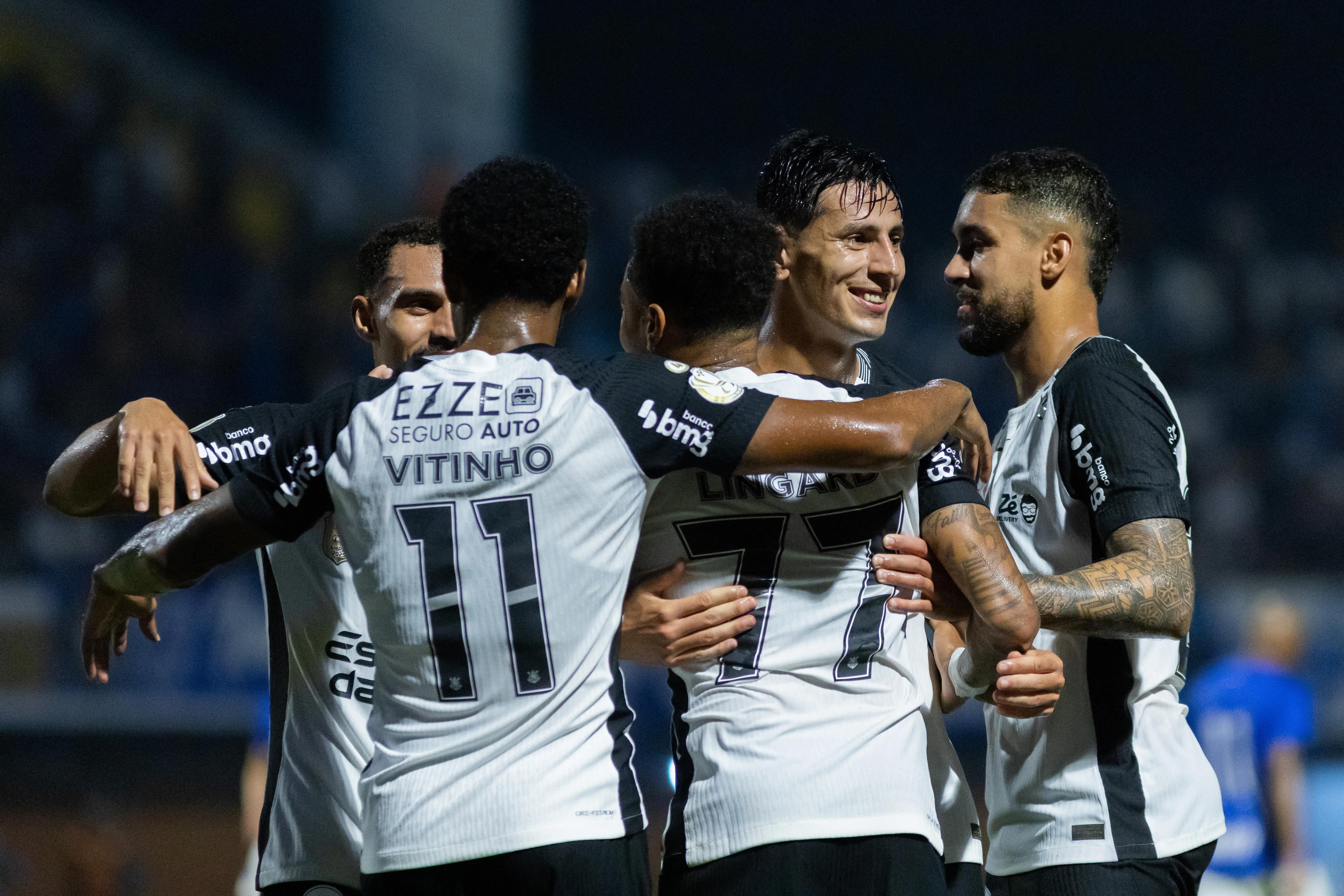 Lingard jogador do Corinthians comemora seu gol durante partida contra o Barra no estadio Ressacada pelo campeonato Copa Do Brasil 2026. Foto: Thiago Vasconcelos Dos Santos/AGIF
