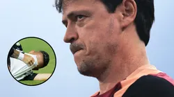 Fernando Diniz comentou sobre a lesão de Kayke. Fotos: Ettore Chiereguini e Thiago Vasconcelos Dos Santos/AGIF