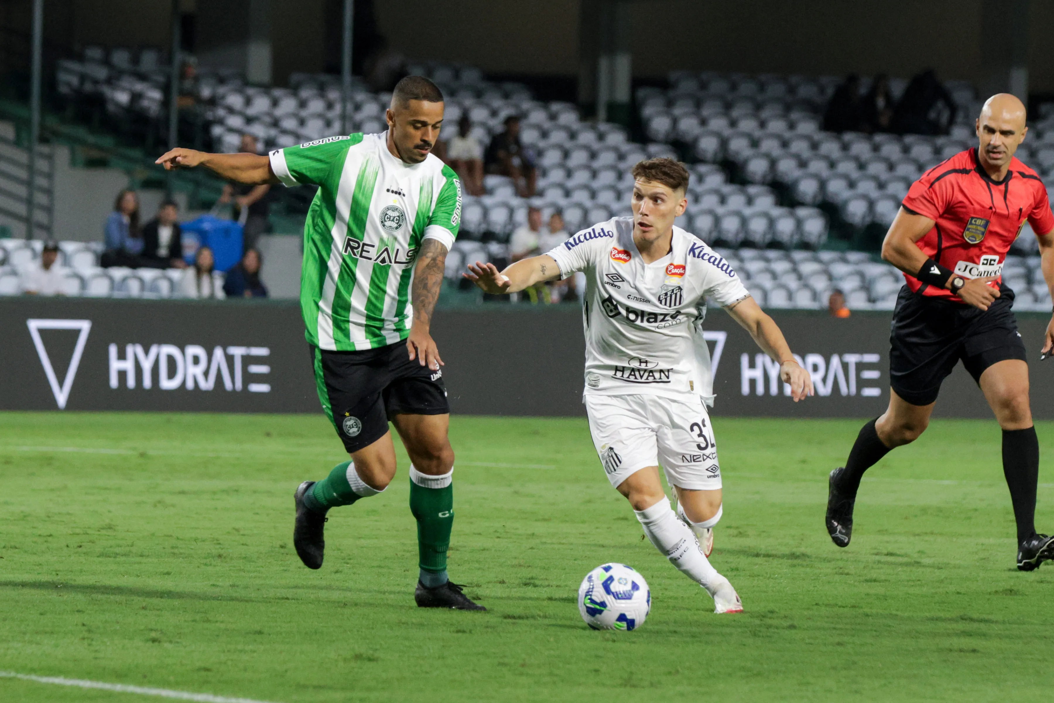 Santos X Coritiba. Foto: Robson Mafra/AGIF