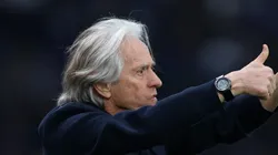 Jorge Jesus durante jogo do Al-Nassr contra o Al-Hilal.