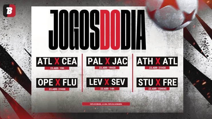 Confira os jogos de hoje