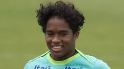 Endrick jogador do Brasil durante treino no Centro de Treinamento CT Academia de Futebol. Foto: Anderson Romao/AGIF