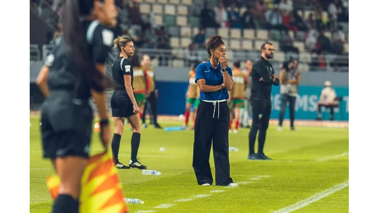 Rilany Souza, técnica da seleção sub-17. Foto: Fabio Souza/CBF