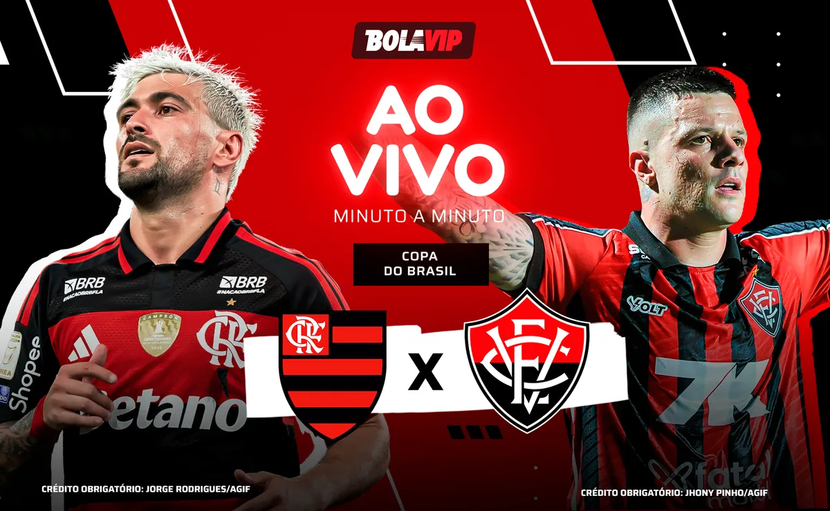 Flamengo x Vitória AO VIVO e GRÁTIS – Onde assistir jogo em tempo real pela Copa do Brasil