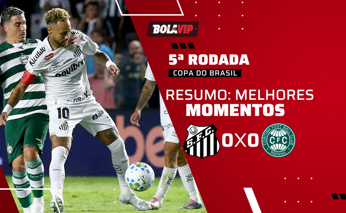 Santos 0 x 0 Coritiba: resumo completo do jogo pela Copa do Brasil 2026