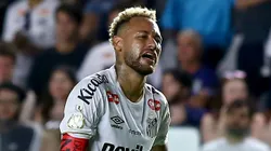 Neymar jogador do Santos durante partida contra o Coritiba no estadio Vila Belmiro pelo campeonato Copa Do Brasil 2026. Foto: Mauricio De Souza/AGIF