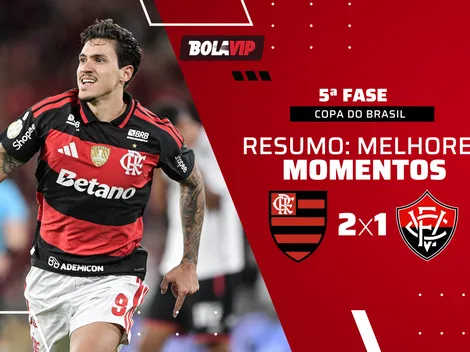 Flamengo vence o vitória e saí na frente na Copa do Brasil