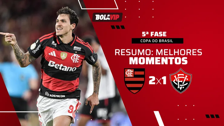 Flamengo vence o vitória e saí na frente na Copa do Brasil