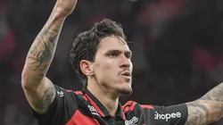 Pedro jogador do Flamengo comemora seu gol durante partida contra o Vitoria no estadio Maracana pelo campeonato Copa Do Brasil 2026. Foto: Thiago Ribeiro/AGIF