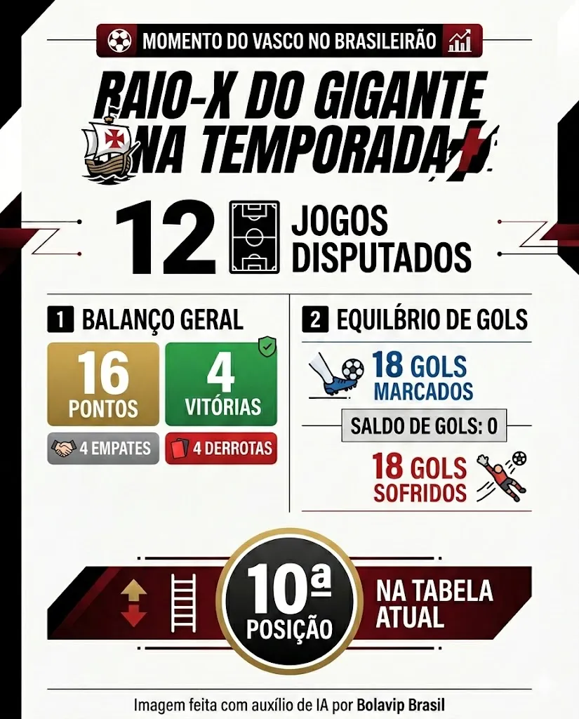 Infográfico - Foto: gerada com auxílio de IA pelo Bolavip Brasil.