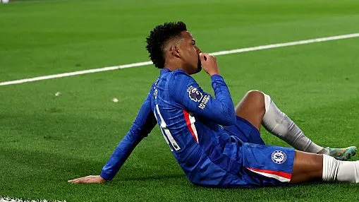 Estêvão no Chelsea. Foto: Julian Finney/Getty Images