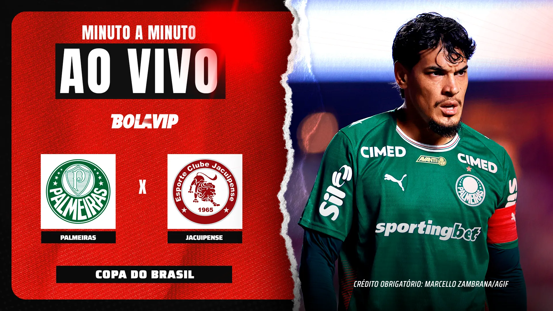 Palmeiras x Jacuipense - Acompanhe ao vivo e de graça pela Copa do Brasil