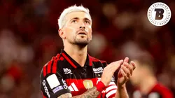 Arrascaeta jogador do Flamengo durante partida no Maracanã