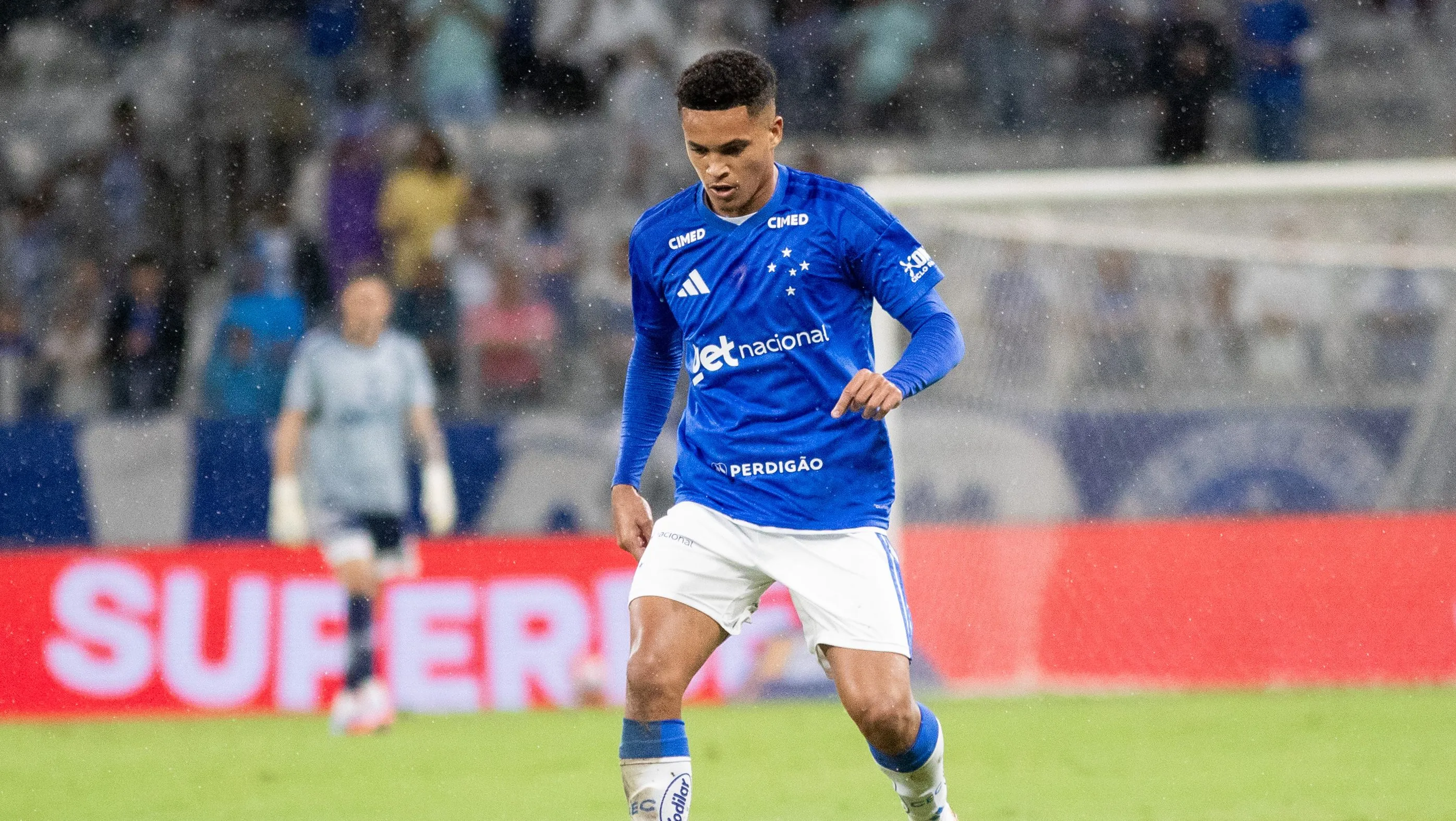 Kaua Prates no Cruzeiro. Foto: Fernando Moreno/AGIF