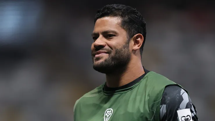 Hulk jogador do Atletico durante aquecimento antes da partida contra o Juventude no estadio Arena MRV pelo campeonato Copa Sul-Americana 2026.