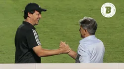 Diniz e Renato pela Copa do Brasil de 2020. Foto: Marcello Zambrana/AGIF