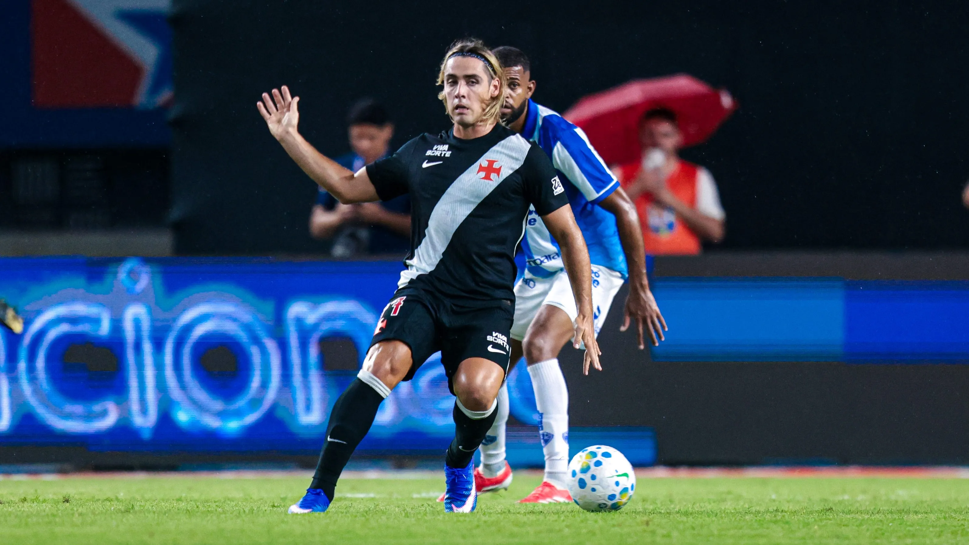 Spinelli jogador do Vasco durante partida contra o Paysandu no estadio Mangueirao pelo campeonato Copa Do Brasil 2026. Foto: Fernando Torres/AGIF