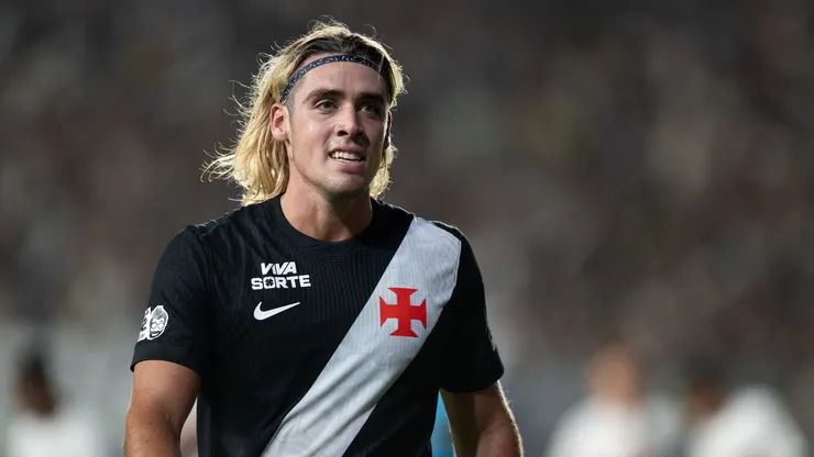 Spinelli jogador do Vasco durante partida contra o Sao Paulo no estadio Sao Januario pelo campeonato Brasileiro A 2026. Foto: Jorge Rodrigues/AGIF
