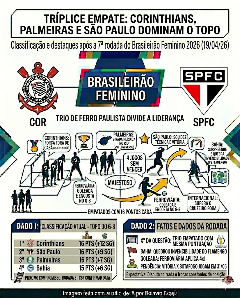 Infográfico gerado pelo Gemini AI/Bolavip Brasil