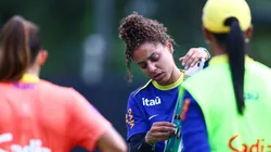 Rilany Silva comandando a Seleção. Foto: Diana Carrillo/CBF