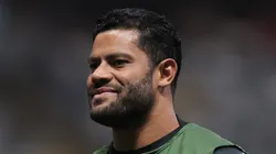 Hulk durante partida da Sul-Americana