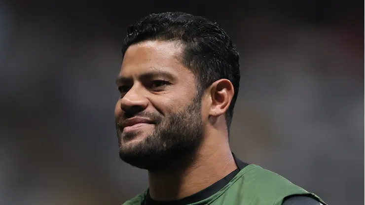 Hulk durante partida da Sul-Americana