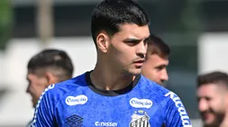 Gabriel Brazão, goleiro titular do Santos.