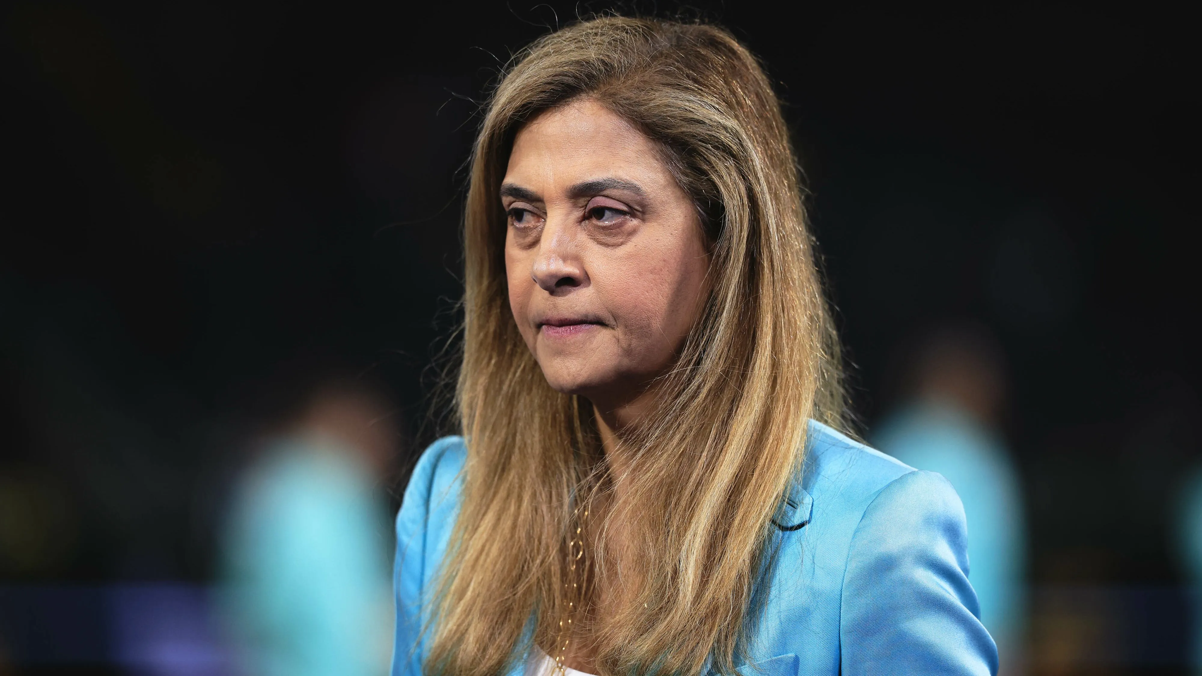 Leila Pereira, presidente do Palmeiras