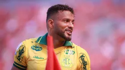 Reinaldo jogador do Mirassol durante partida contra o Inter. Foto: Maxi Franzoi/AGIF