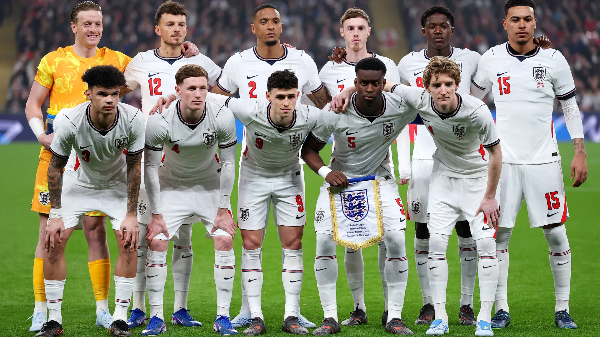 Jogadores da Inglaterra