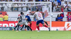 Willian Jose, jogador do Bahia durante partida contra o Santos no estadio Arena Fonte Nova pelo campeonato Brasileiro A 2026. Foto: Marcio Jose/AGIF