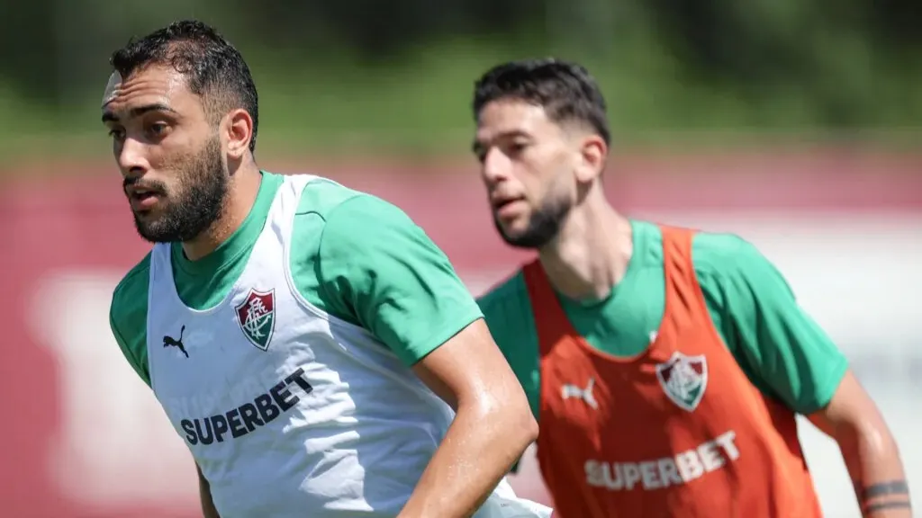 Freytes e Jemmes estão pendurados no Fluminense. Foto: Marcelo Gonçalves/Fluminense FC