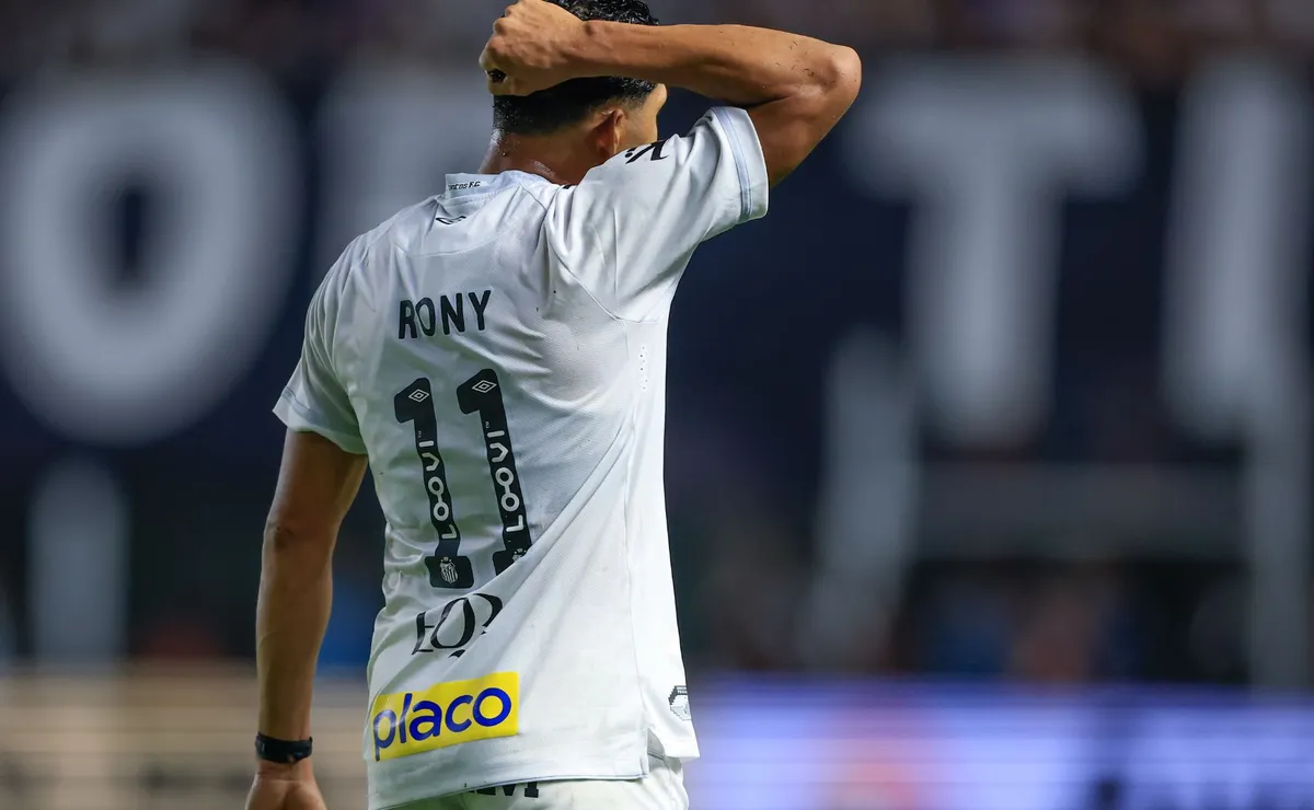 Rony lamenta empate do Santos, expõe frustração e projeta reação imediata na Sul-Americana